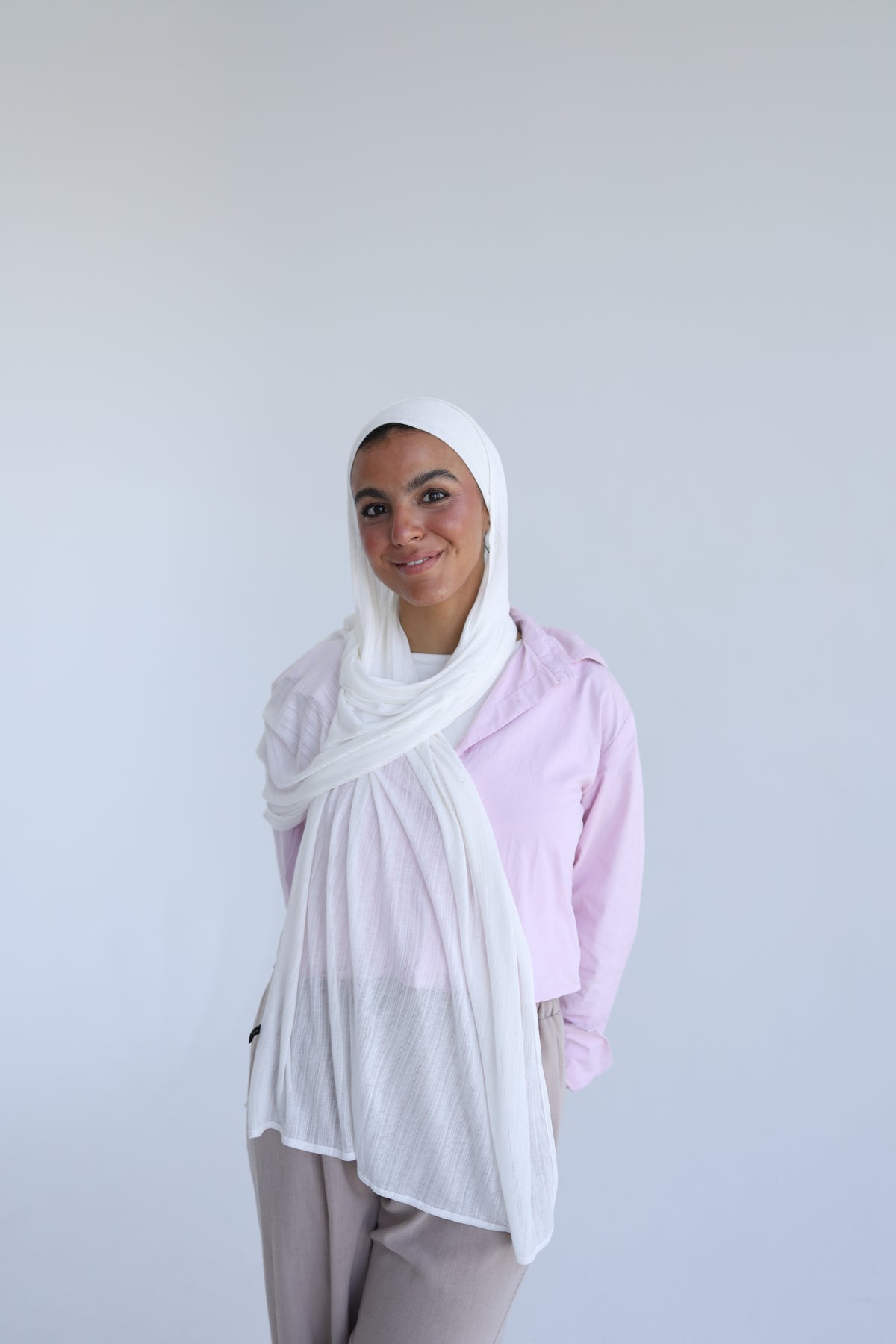 Knitted Cotton Lycra With Bandana