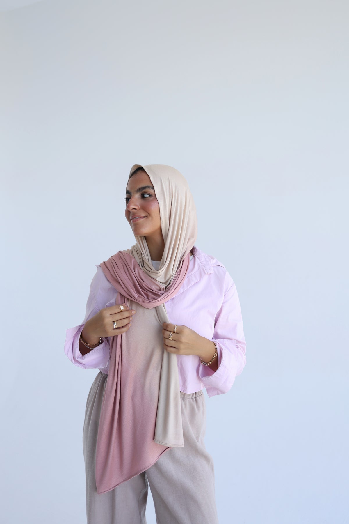 Degradé Two-Tone Cotton Lycra