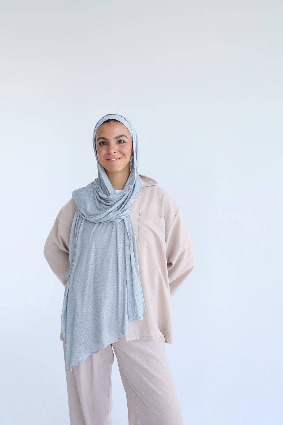 Knitted Cotton Lycra With Bandana