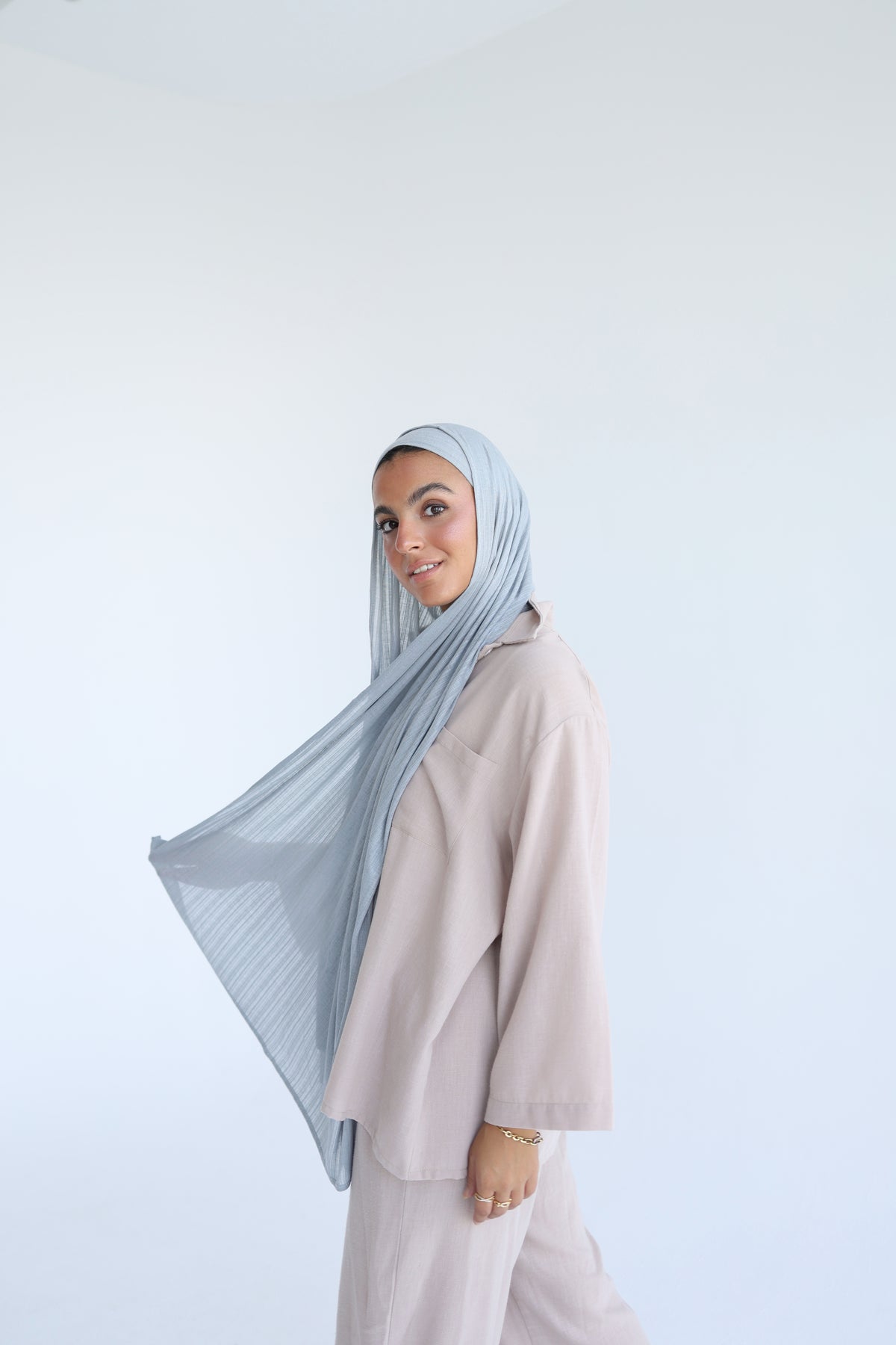 Knitted Cotton Lycra With Bandana