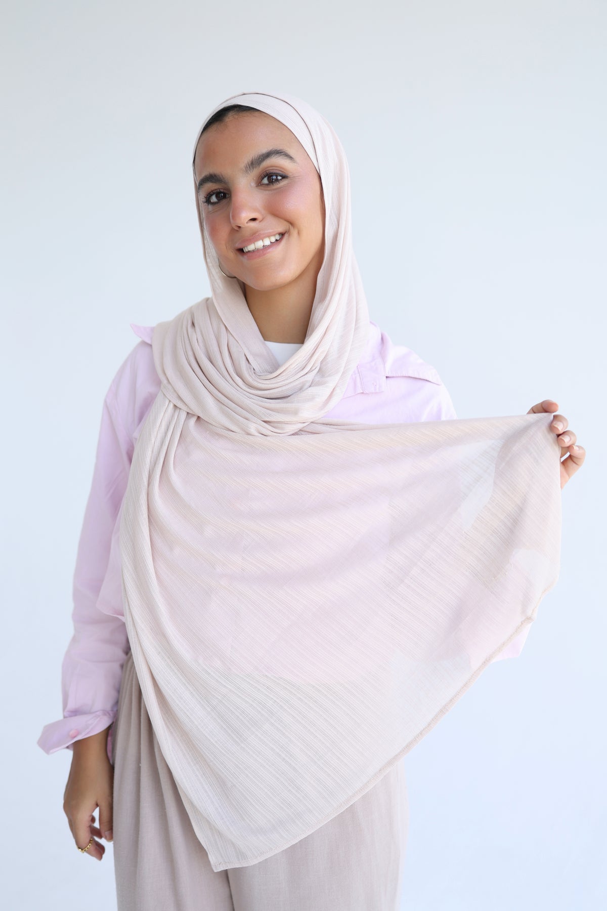 Knitted Cotton Lycra With Bandana