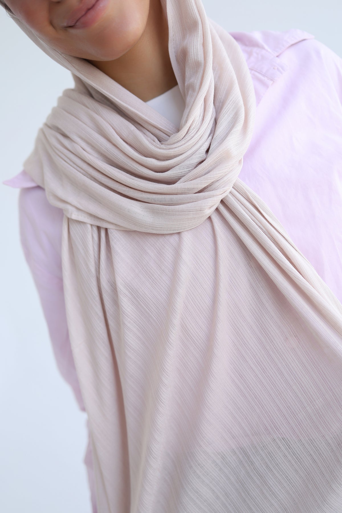 Knitted Cotton Lycra With Bandana