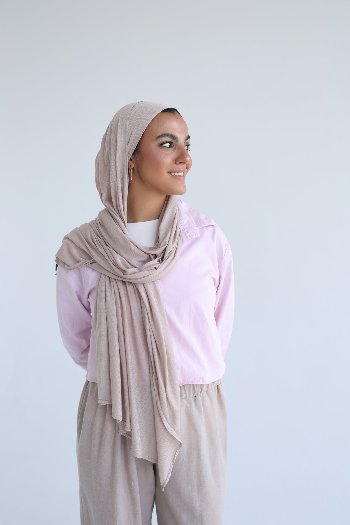 Knitted Cotton Lycra With Bandana