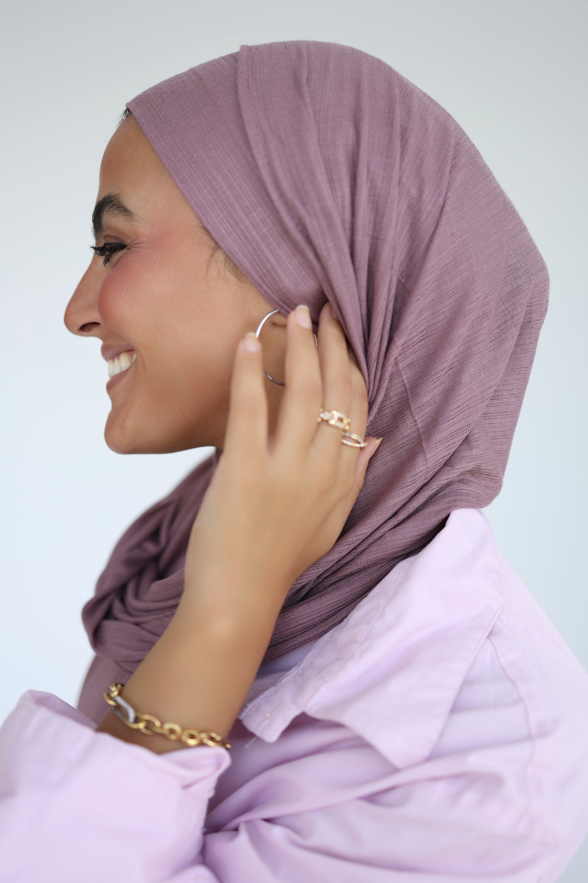 Knitted Cotton Lycra With Bandana