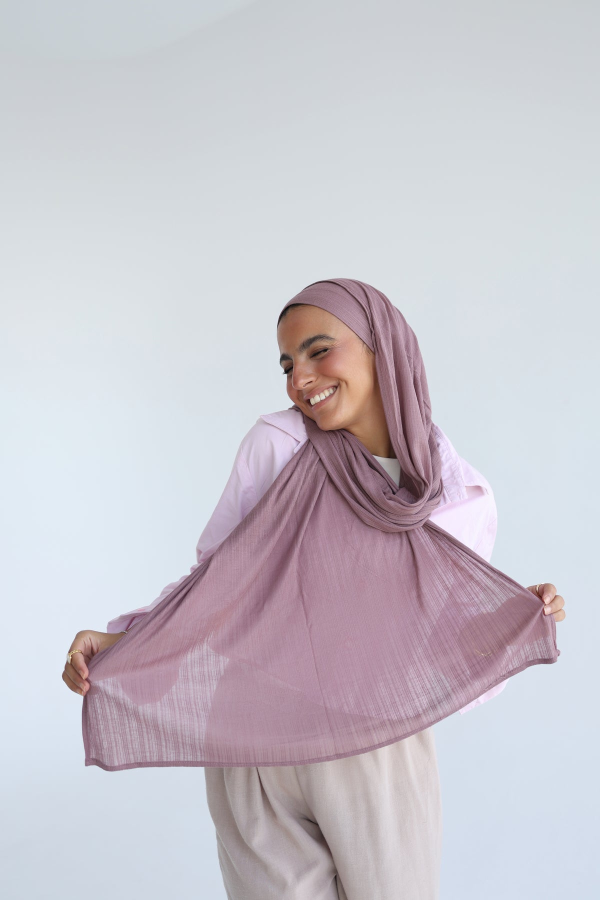 Knitted Cotton Lycra With Bandana