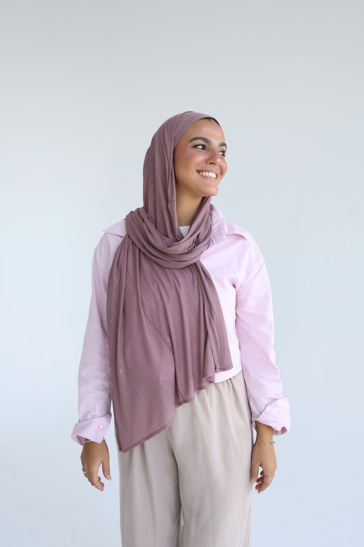 Knitted Cotton Lycra With Bandana