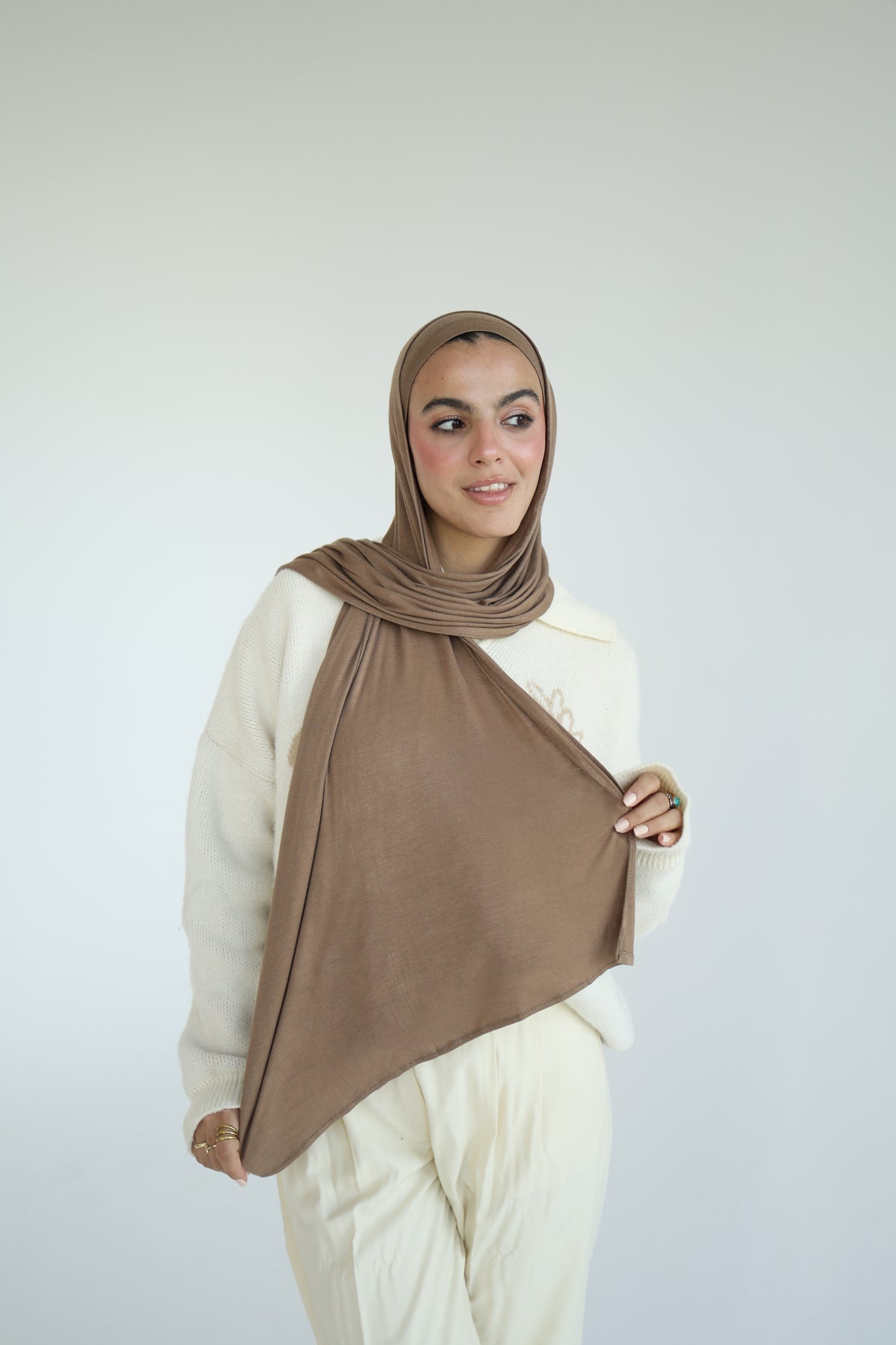 Kuwaiti Cotton Lycra With Bandana