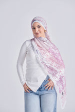 Dusky Lace Chiffon (Code 134)