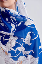 Midnight Blossoms Chiffon (Code 107)