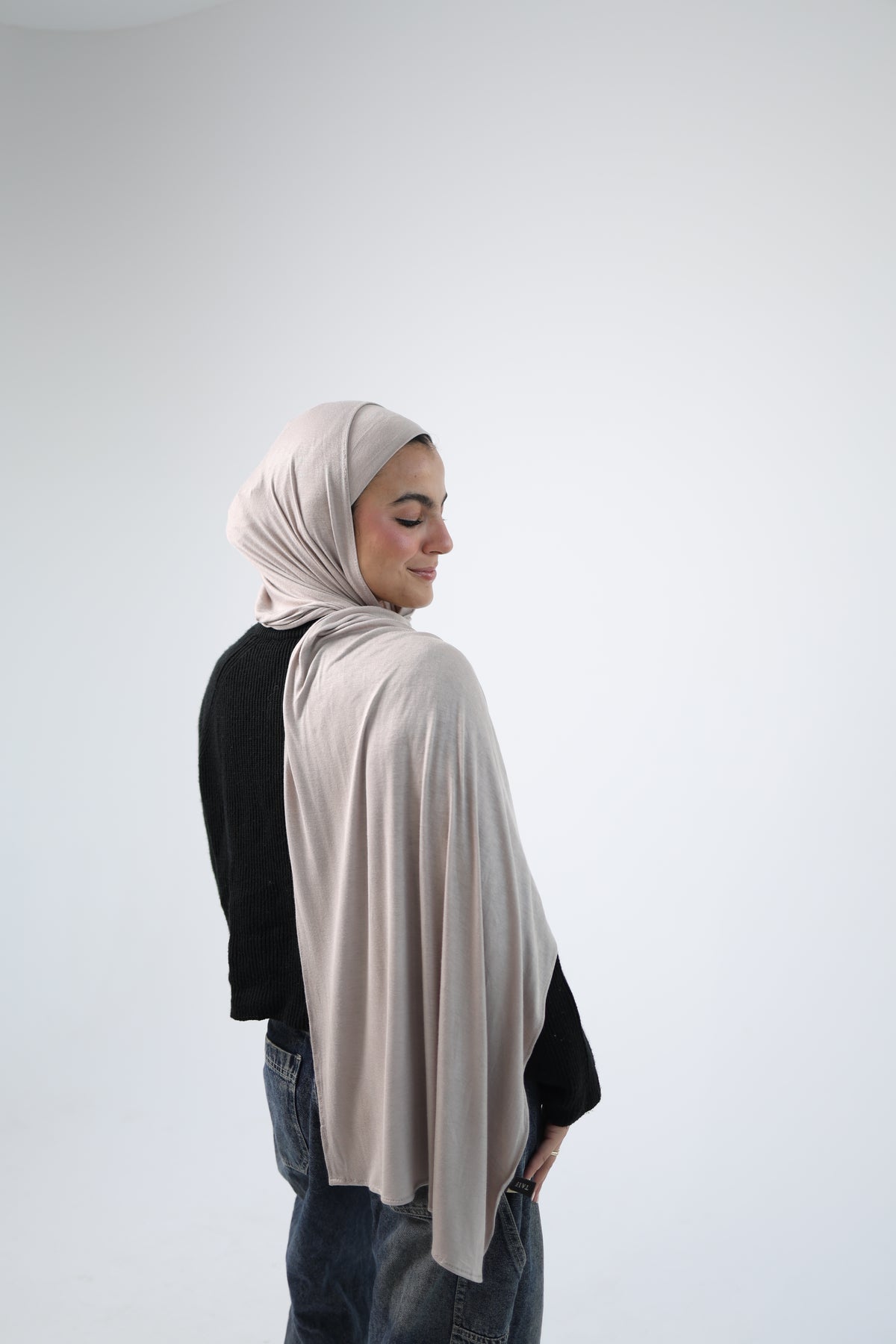 Kuwaiti Cotton Lycra With Bandana