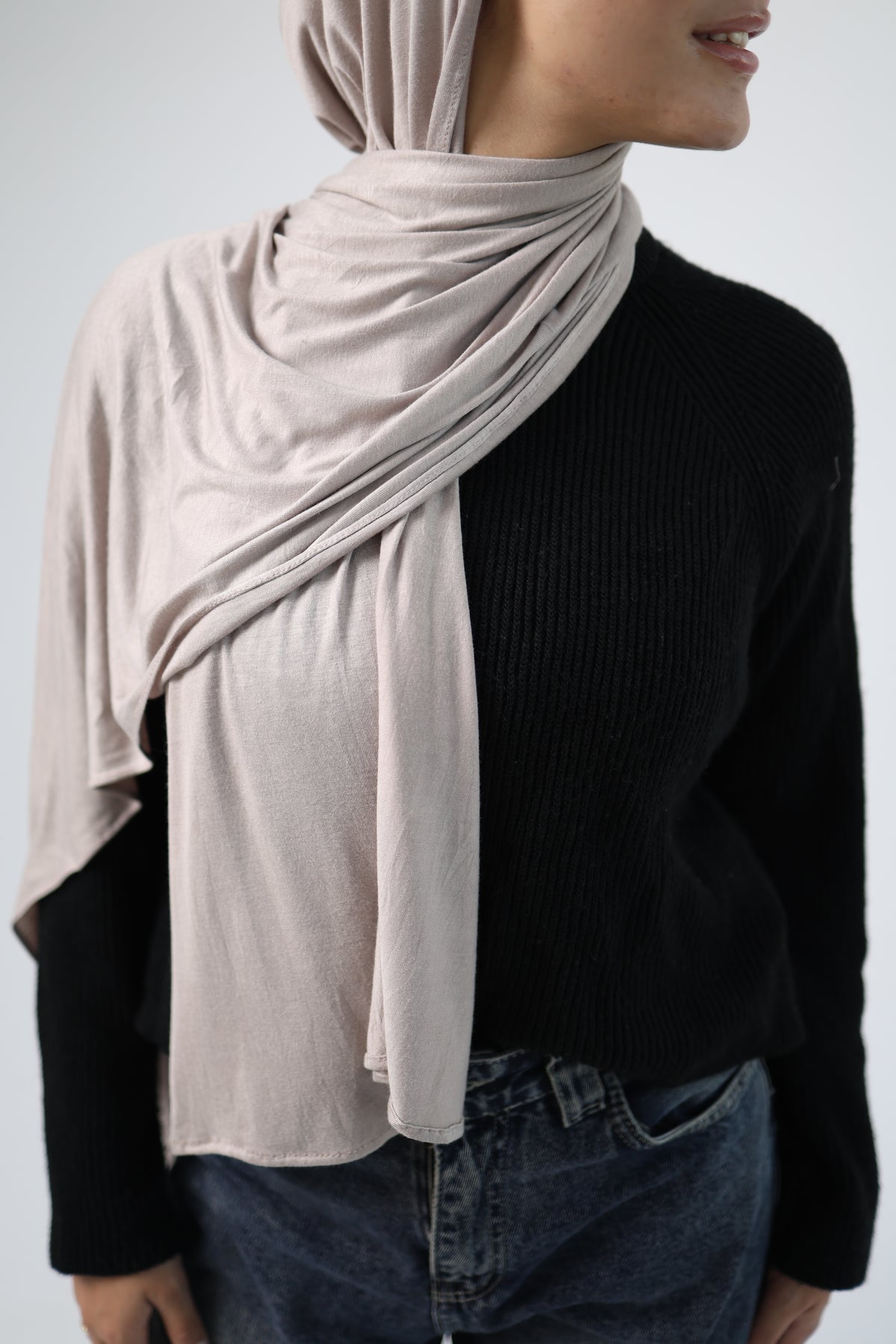 Kuwaiti Cotton Lycra With Bandana