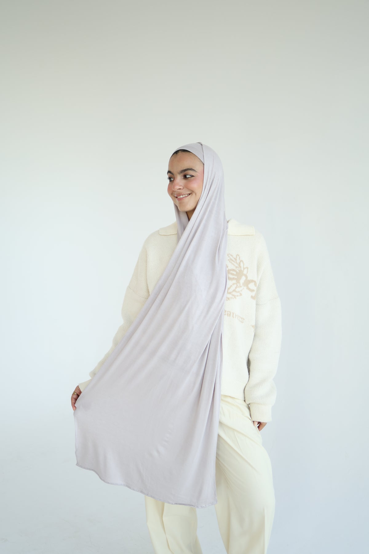 Kuwaiti Cotton Lycra With Bandana