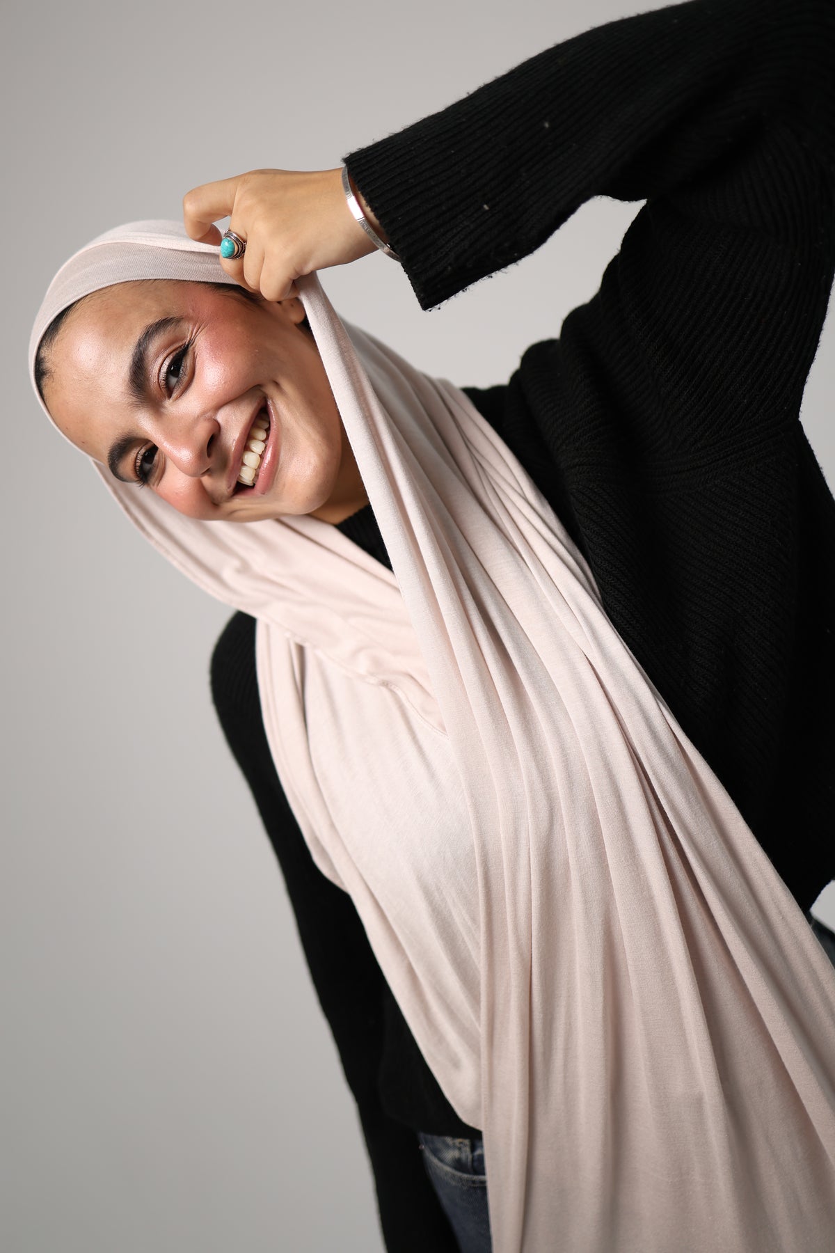 Kuwaiti Cotton Lycra With Bandana