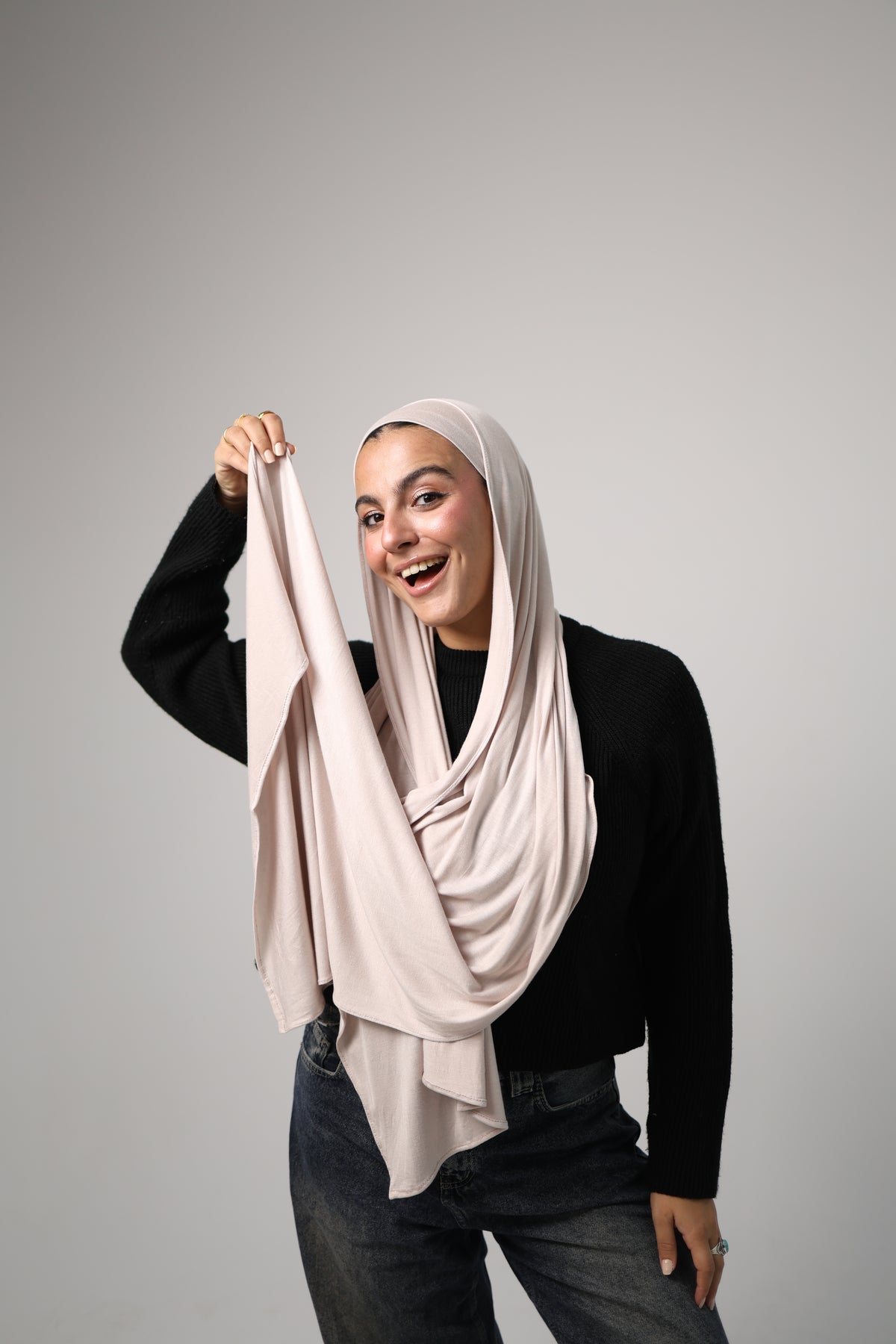 Kuwaiti Cotton Lycra With Bandana