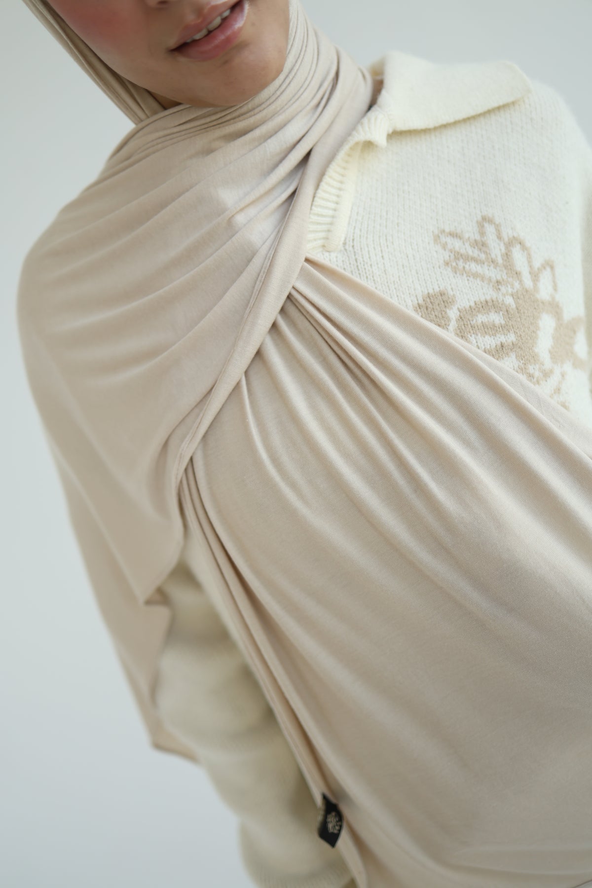 Kuwaiti Cotton Lycra With Bandana