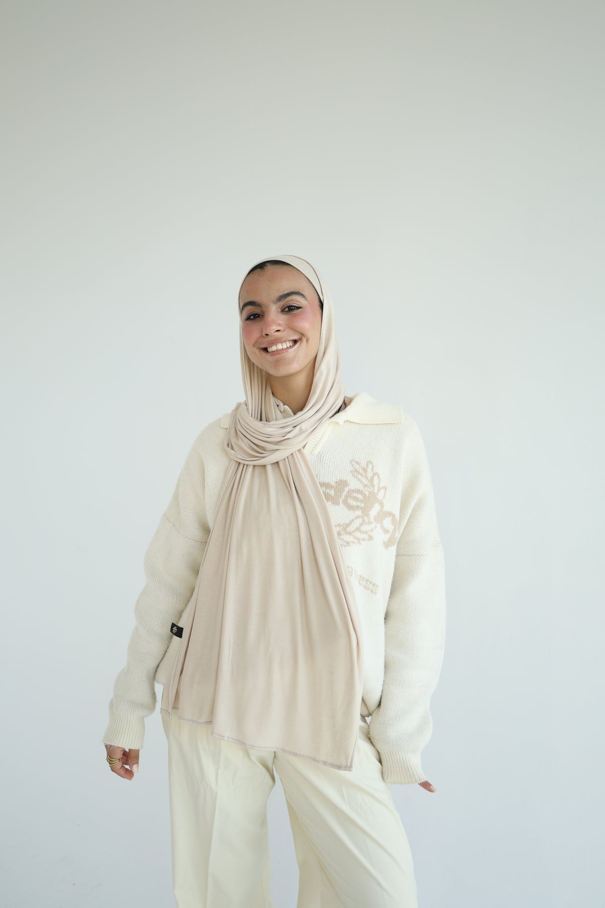 Kuwaiti Cotton Lycra With Bandana