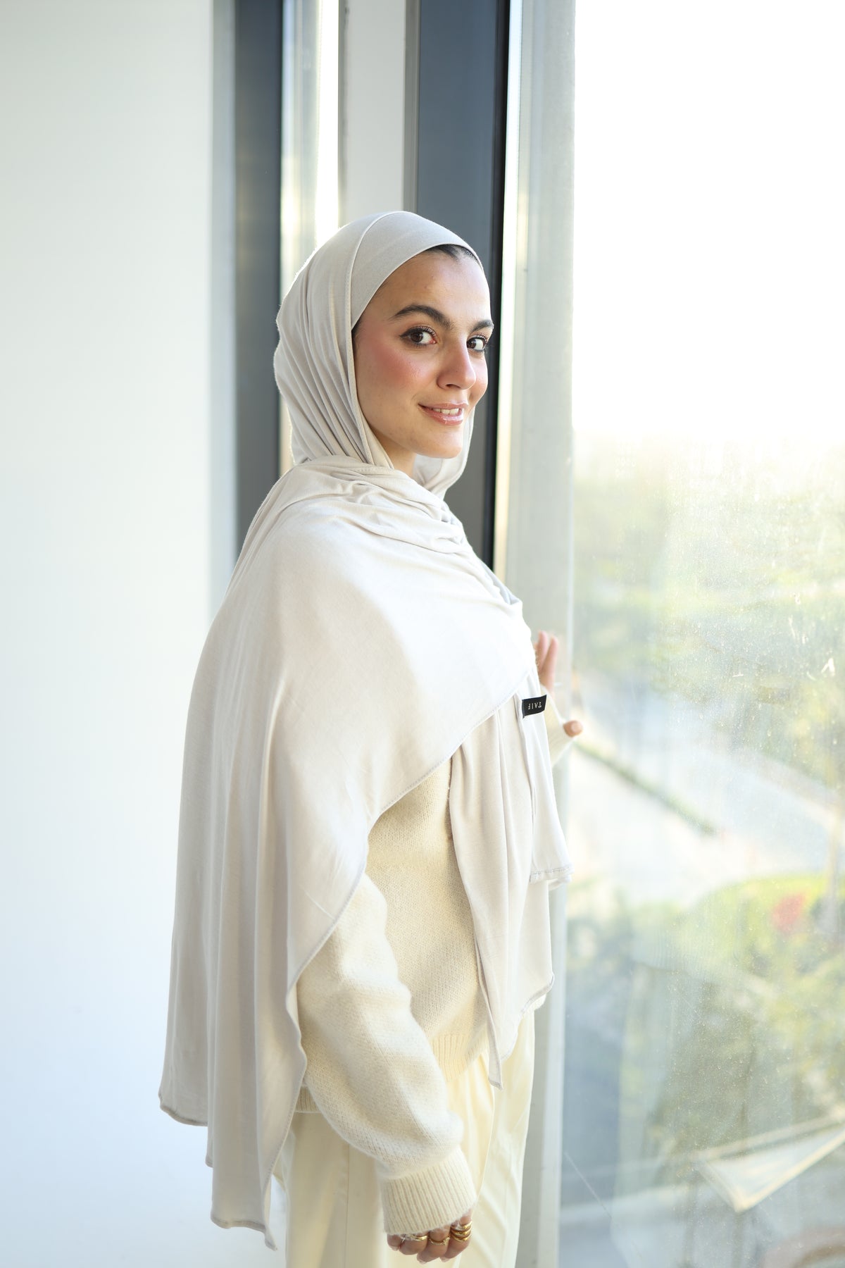 Kuwaiti Cotton Lycra With Bandana