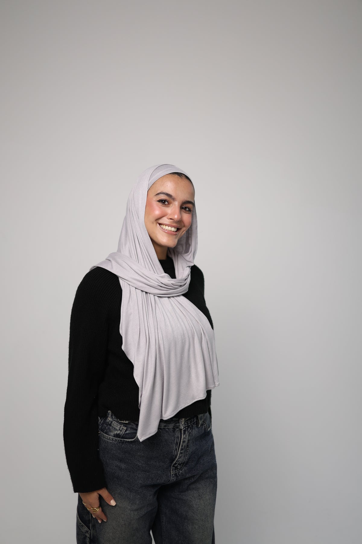 Kuwaiti Cotton Lycra With Bandana