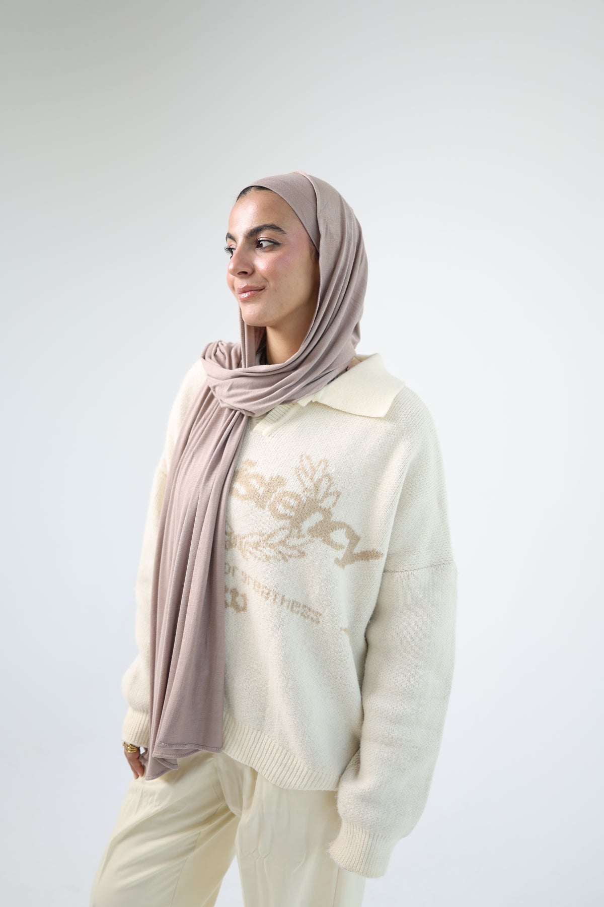 Kuwaiti Cotton Lycra With Bandana