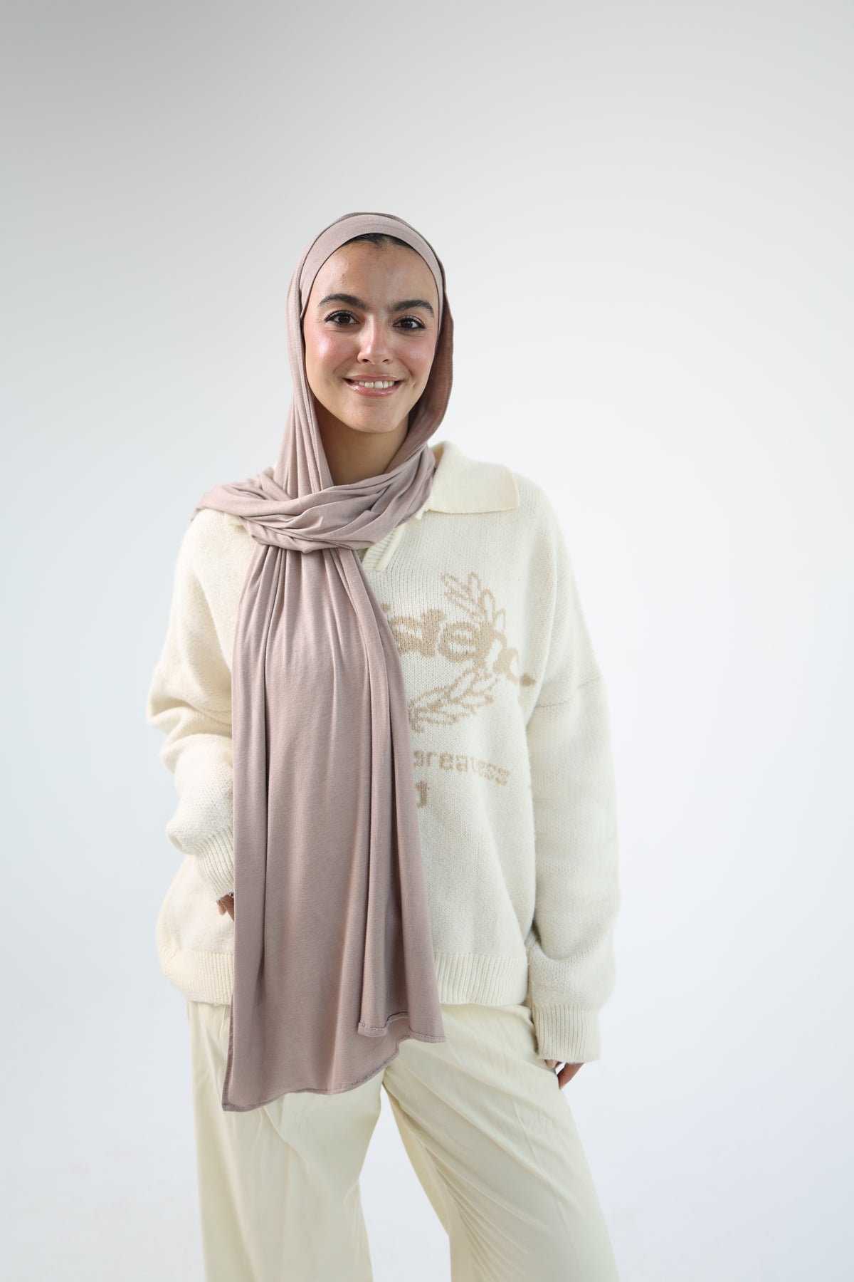 Kuwaiti Cotton Lycra With Bandana
