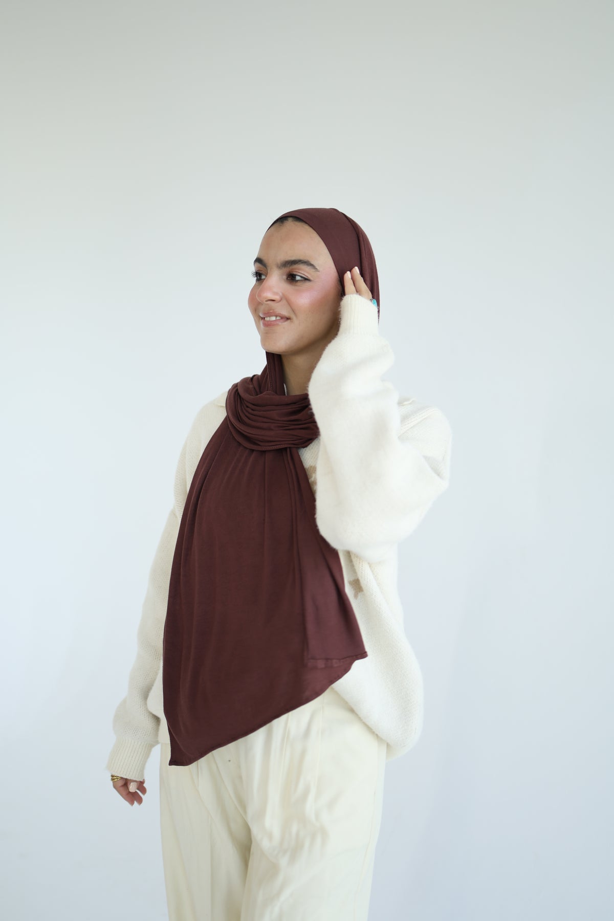 Kuwaiti Cotton Lycra With Bandana