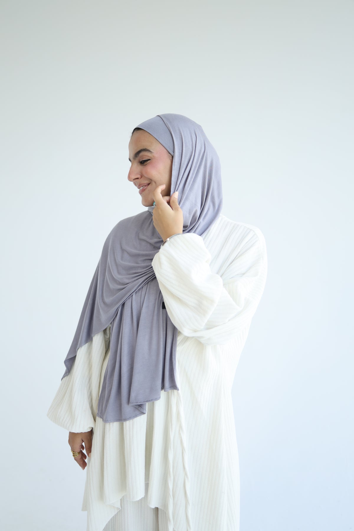 Kuwaiti Cotton Lycra With Bandana