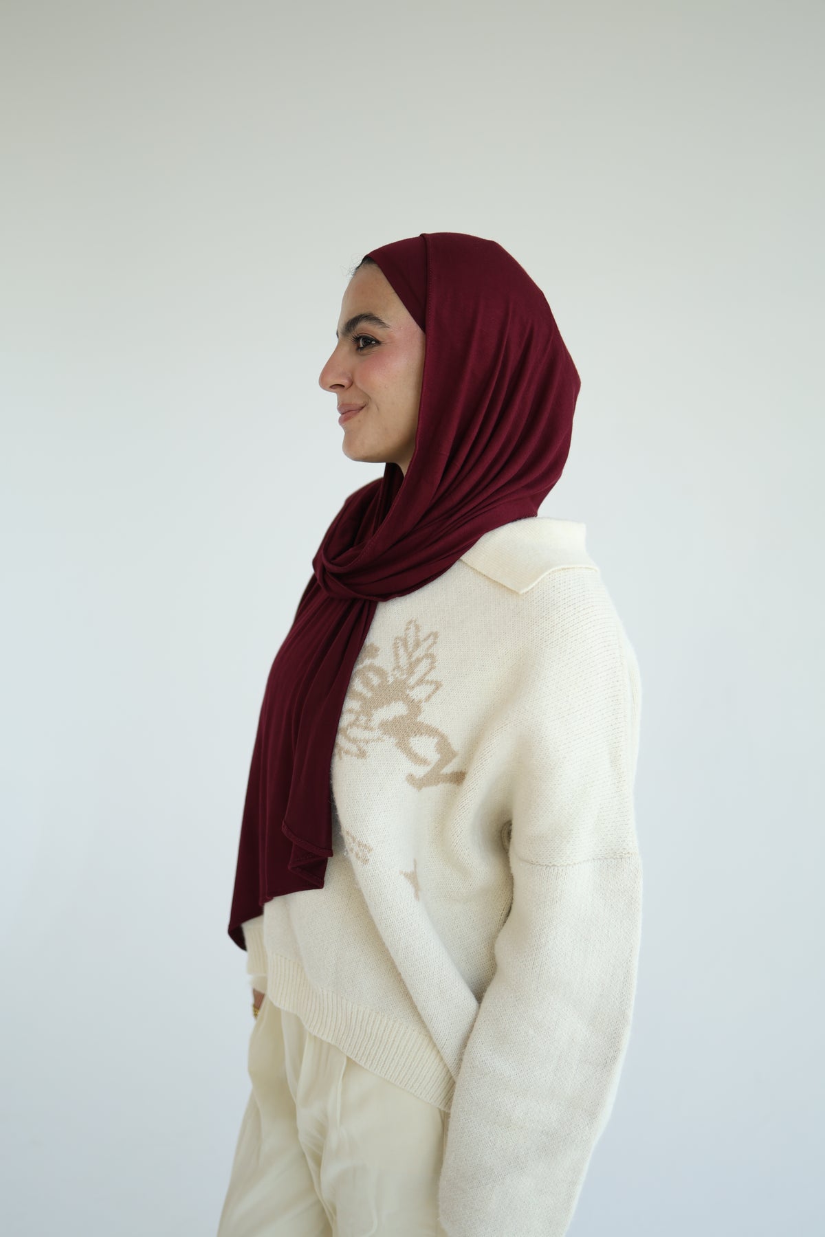 Kuwaiti Cotton Lycra With Bandana