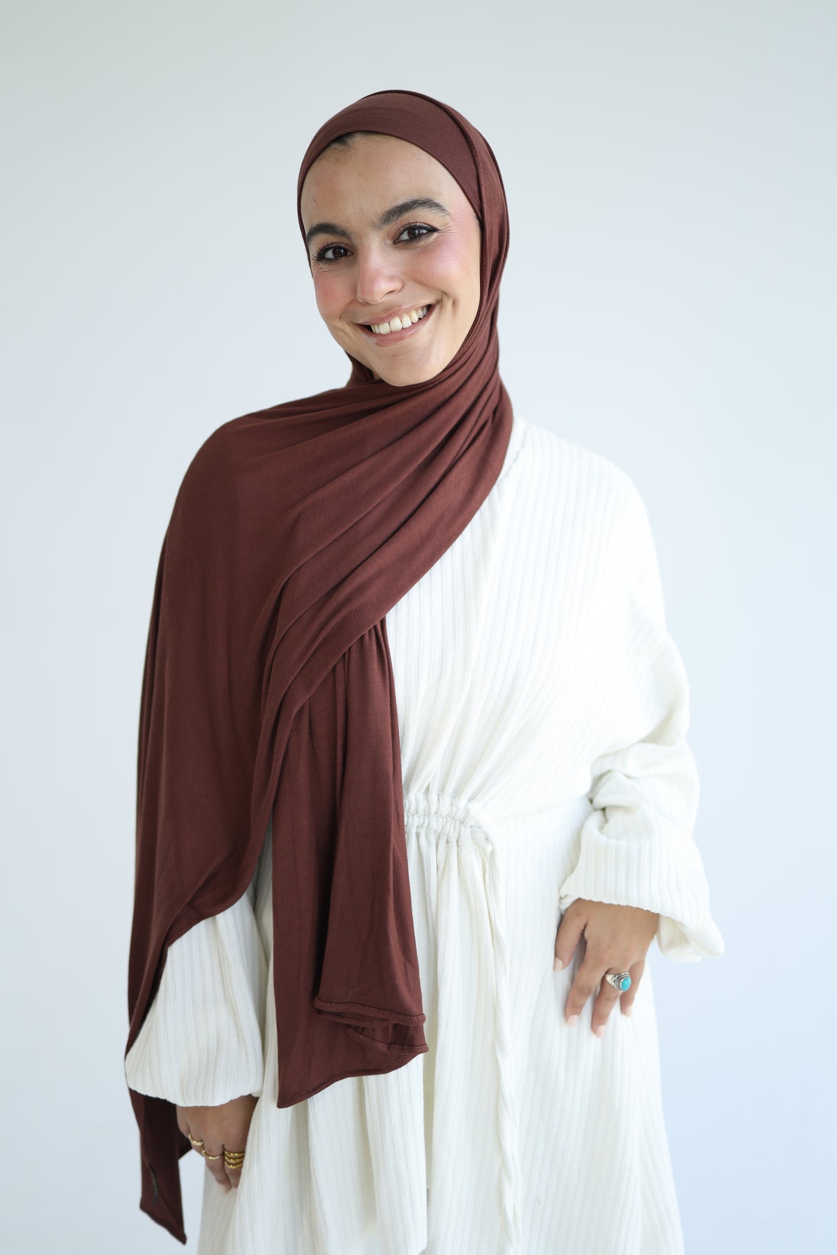 Kuwaiti Cotton Lycra With Bandana