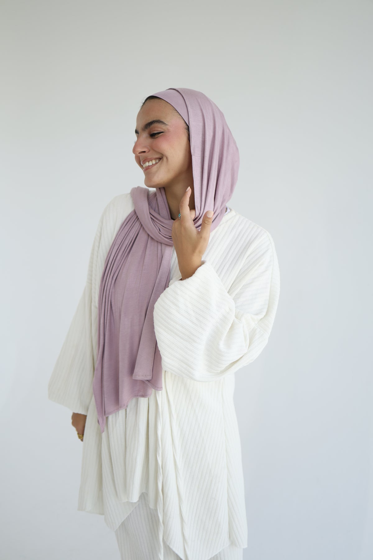 Kuwaiti Cotton Lycra With Bandana