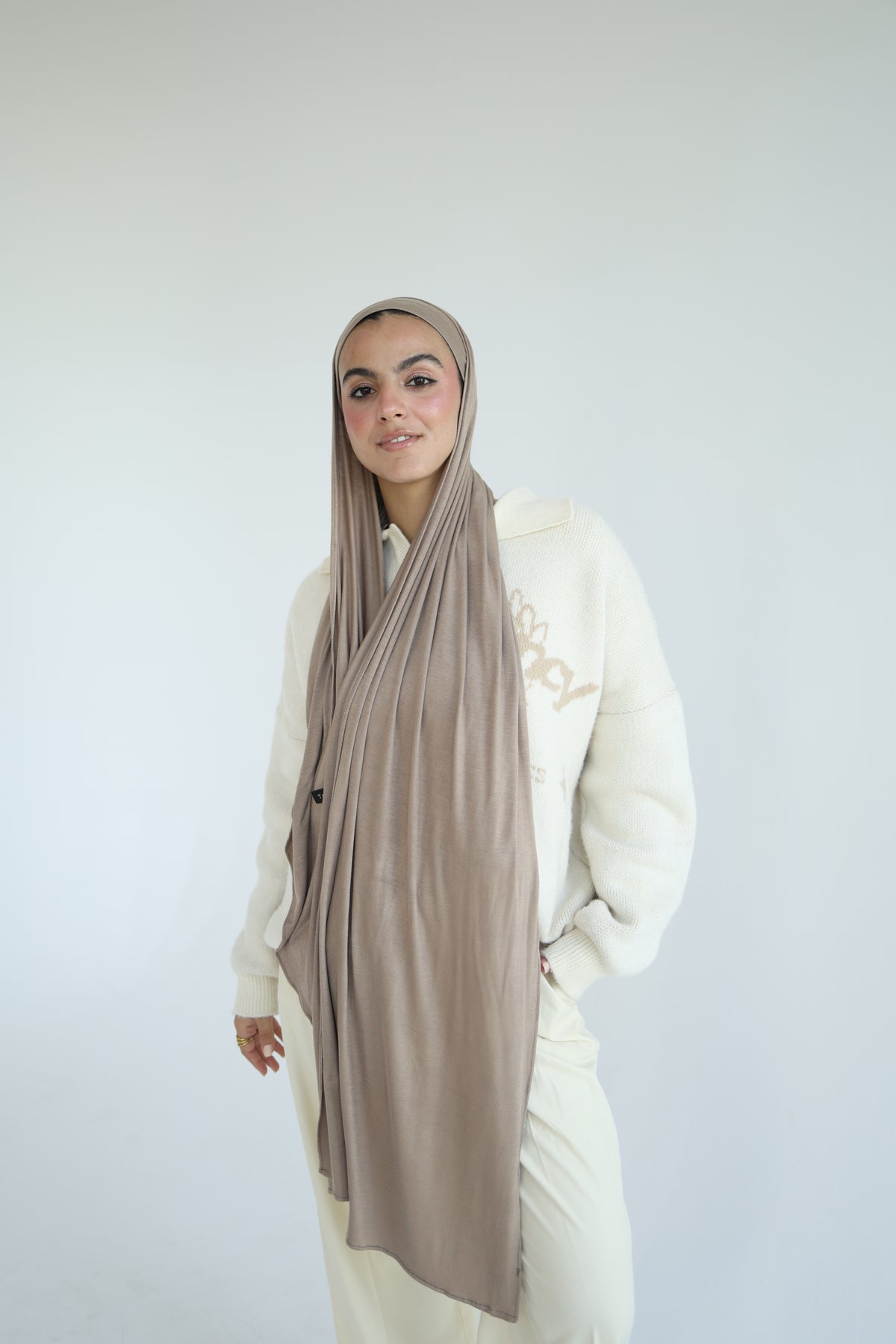 Kuwaiti Cotton Lycra With Bandana