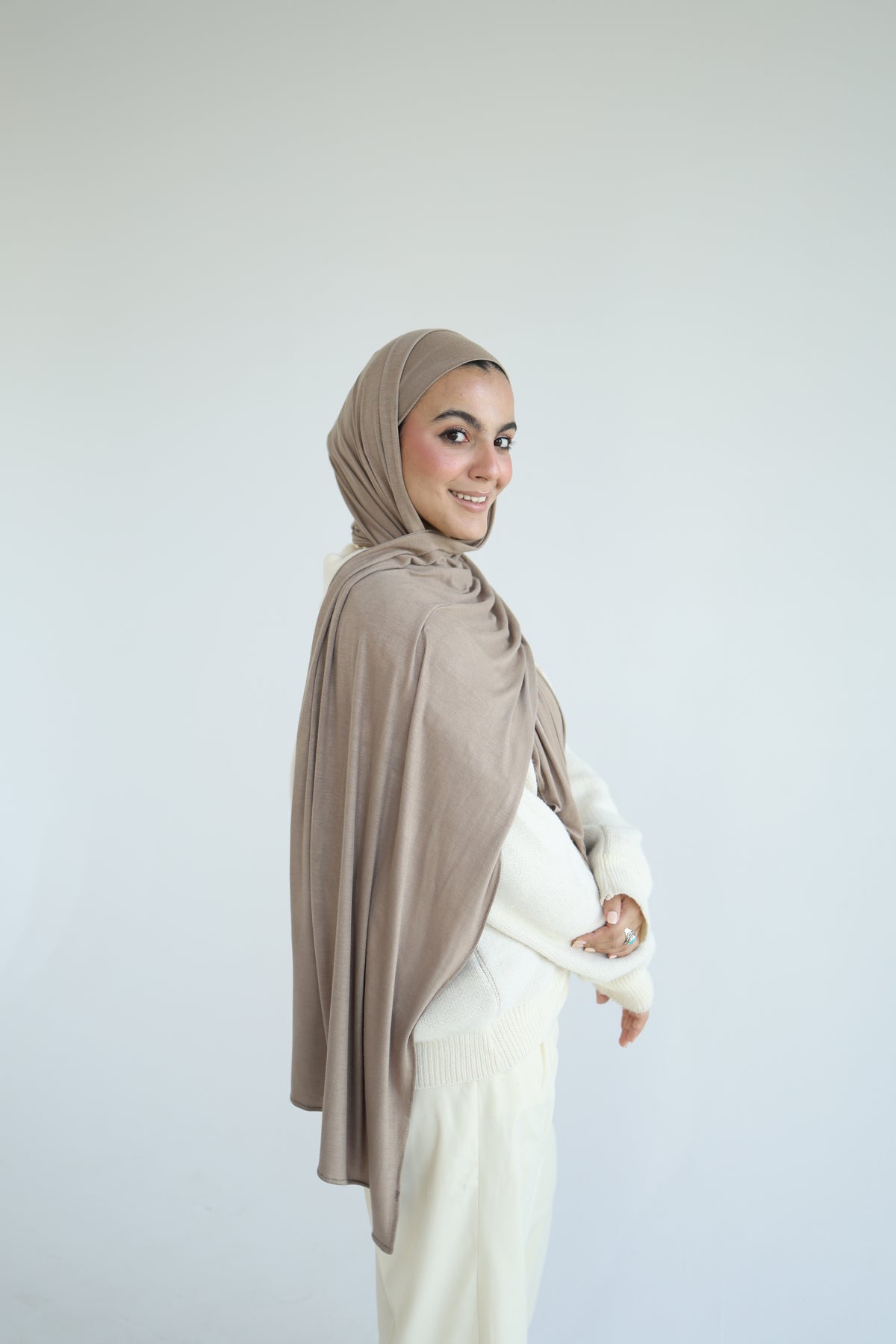 Kuwaiti Cotton Lycra With Bandana