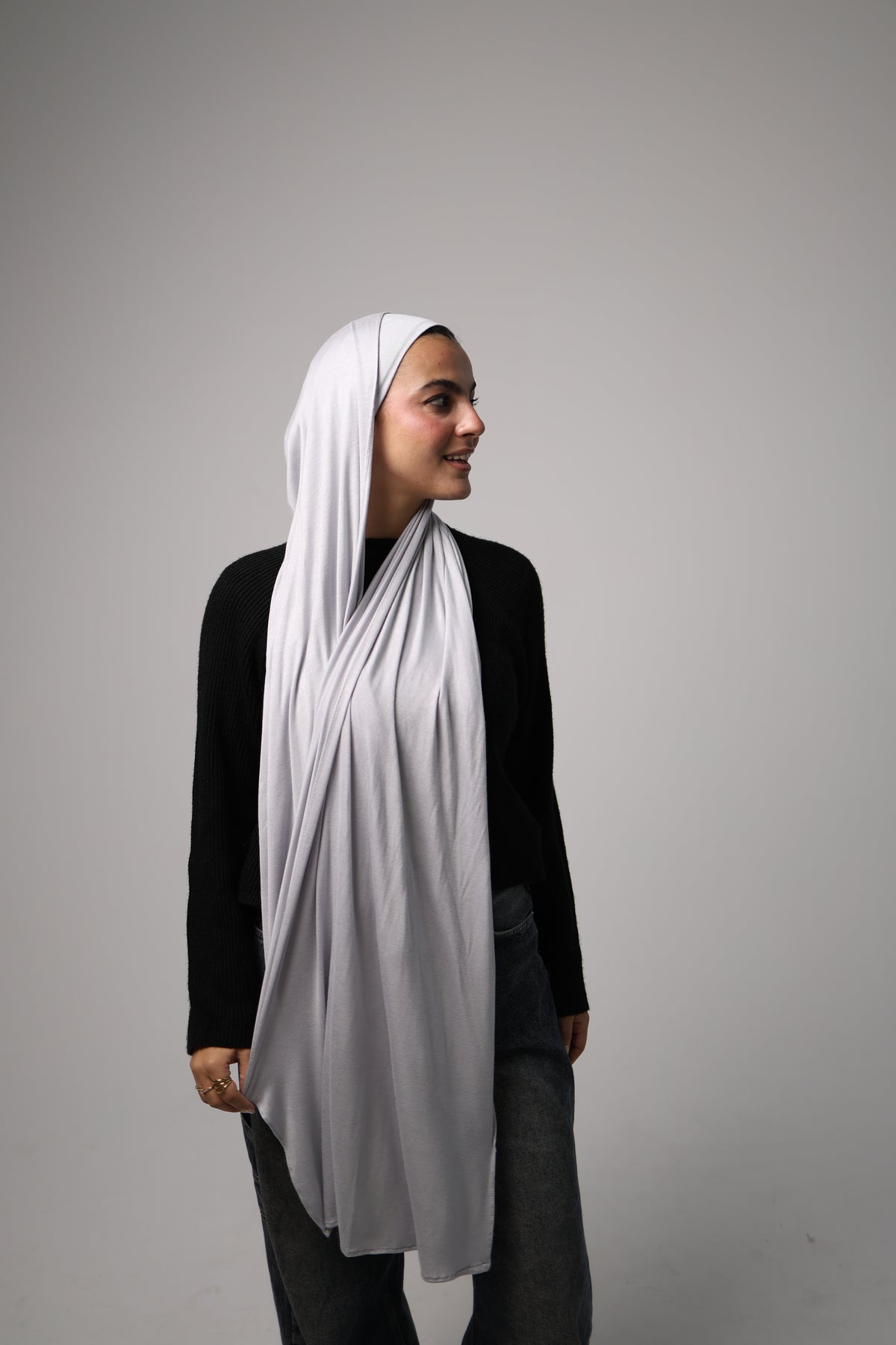 Kuwaiti Cotton Lycra With Bandana