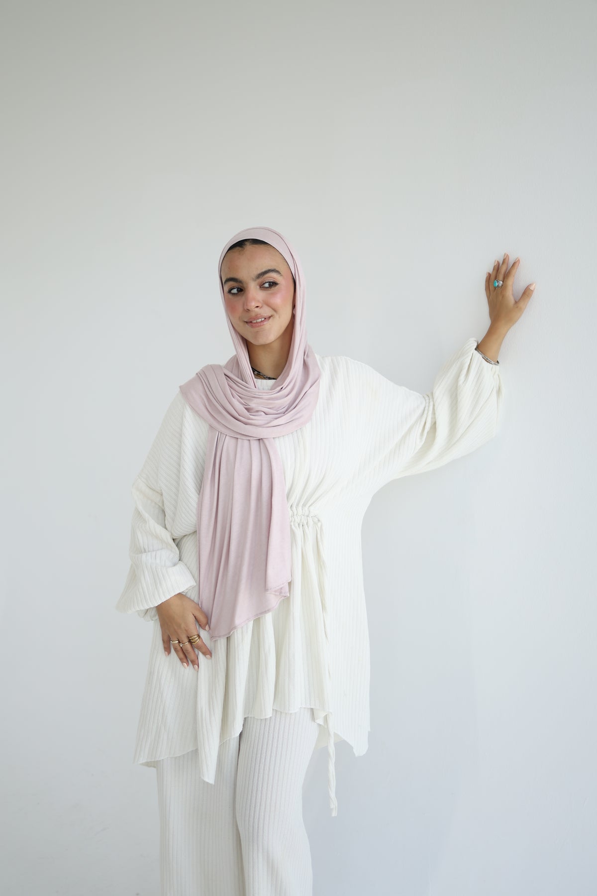 Kuwaiti Cotton Lycra With Bandana