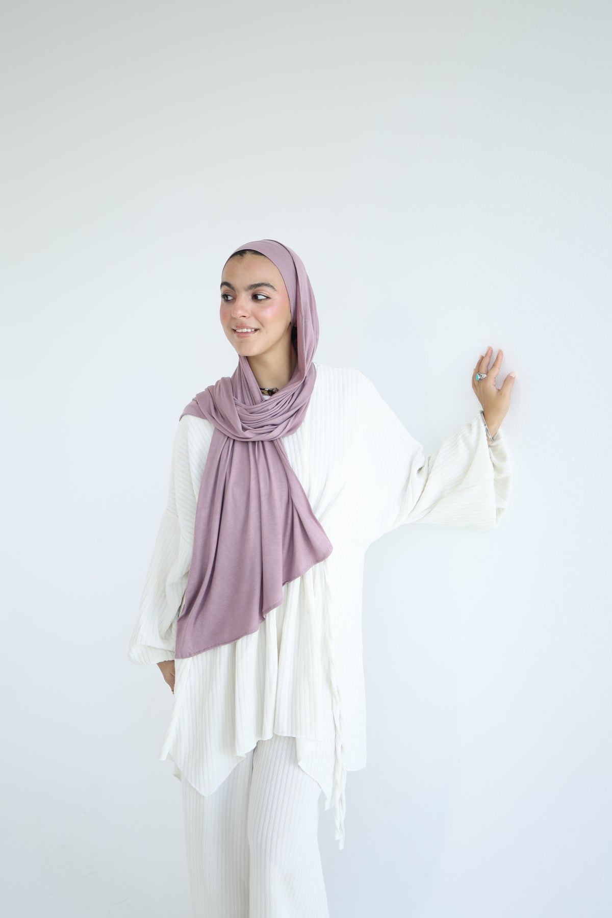 Kuwaiti Cotton Lycra With Bandana