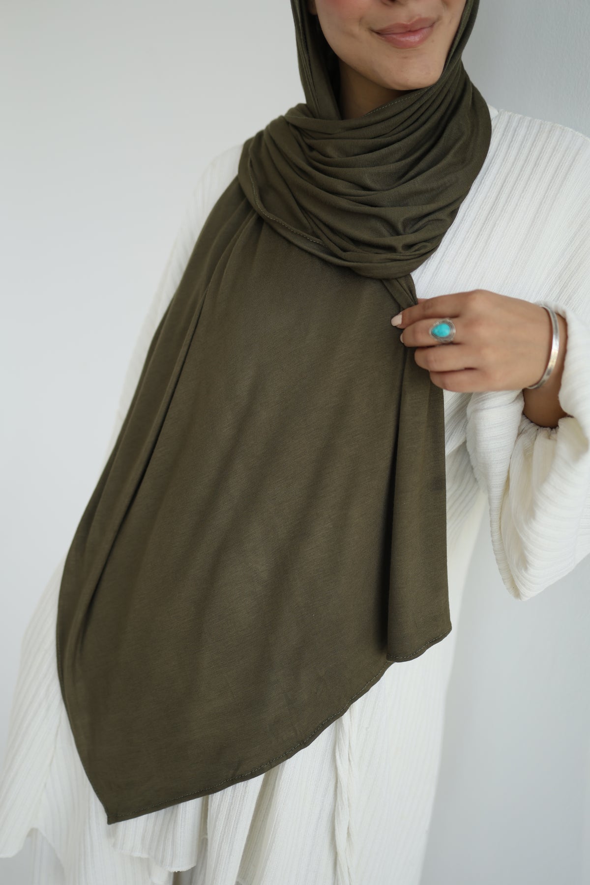 Kuwaiti Cotton Lycra With Bandana