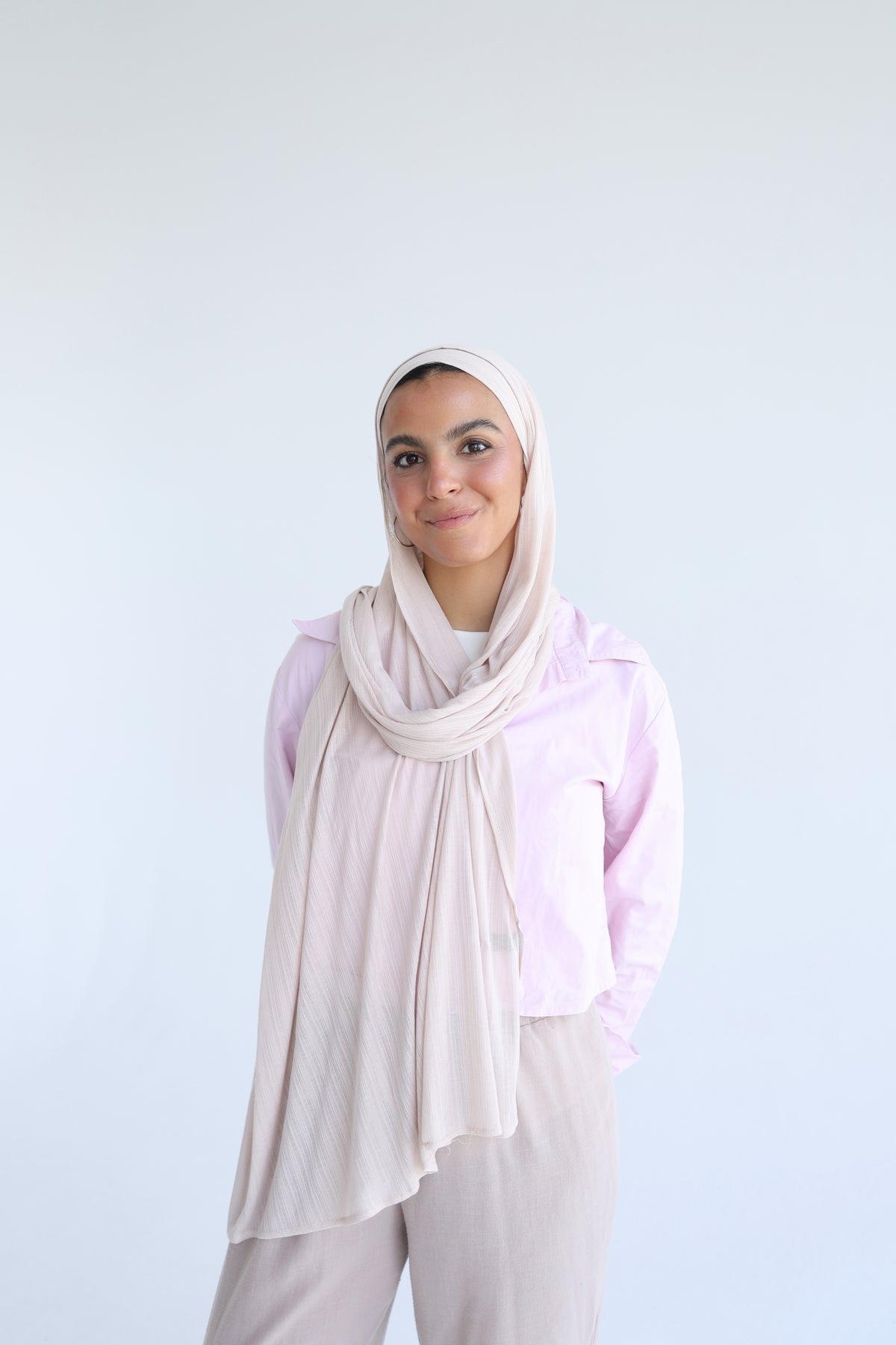 Knitted Cotton Lycra With Bandana