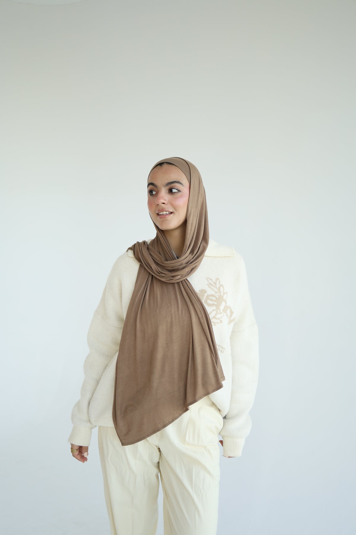 Kuwaiti Cotton Lycra With Bandana