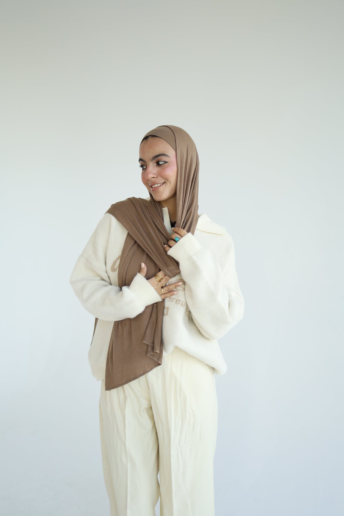 Kuwaiti Cotton Lycra With Bandana