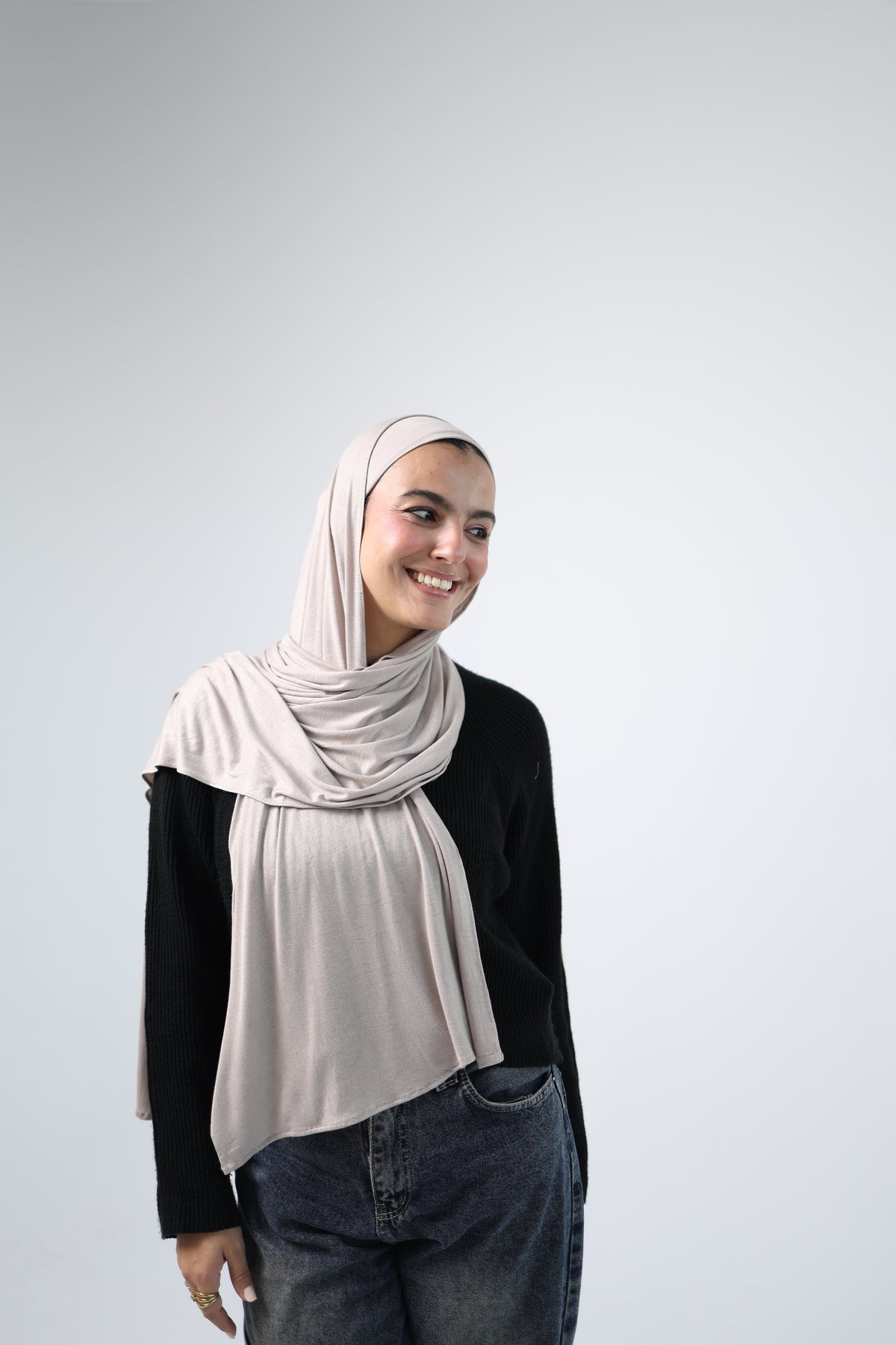 Kuwaiti Cotton Lycra With Bandana