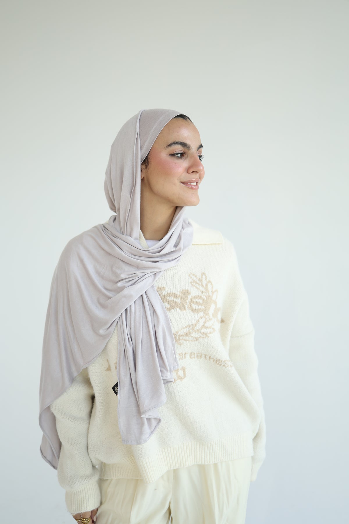 Kuwaiti Cotton Lycra With Bandana