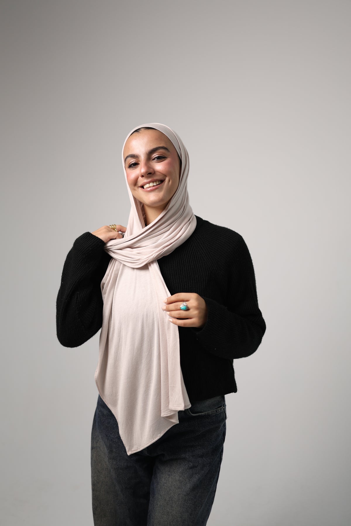 Kuwaiti Cotton Lycra With Bandana