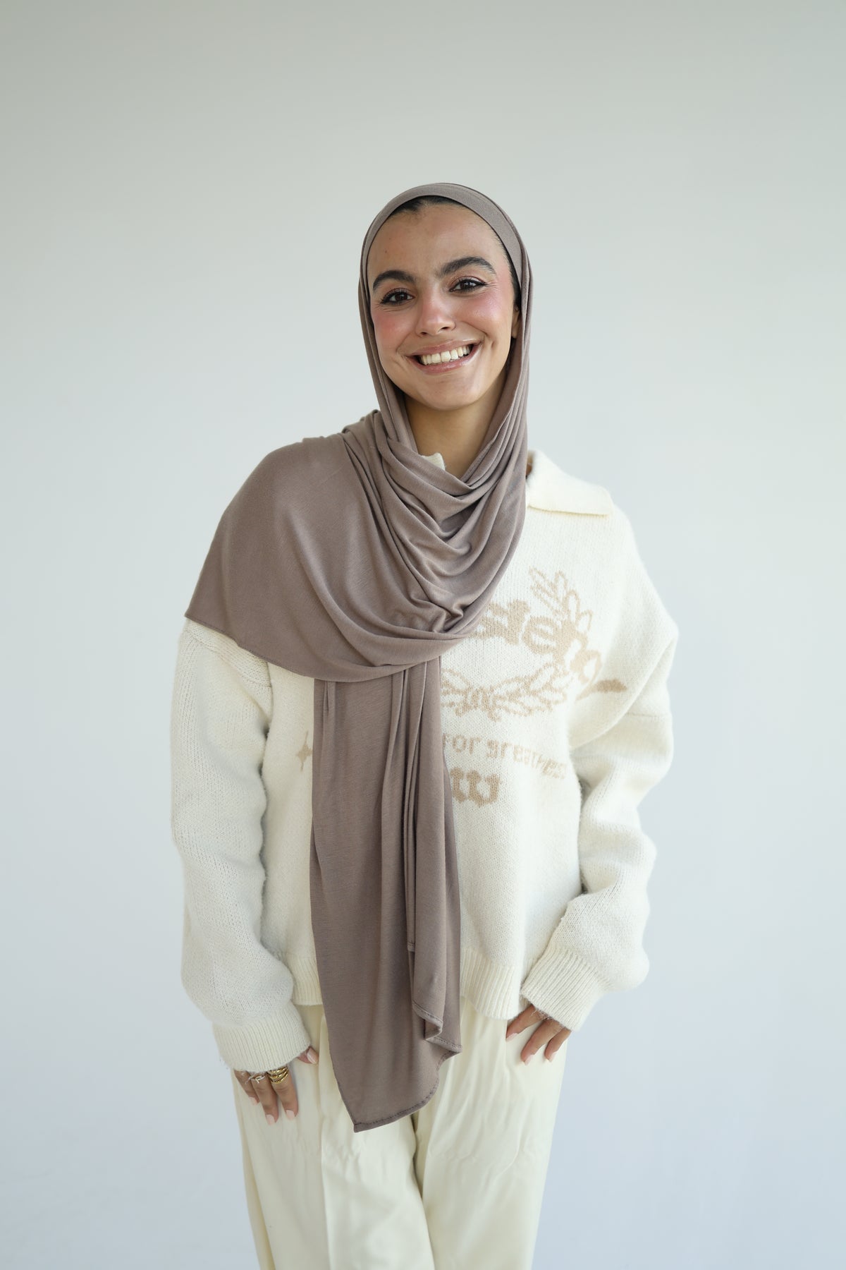 Kuwaiti Cotton Lycra With Bandana