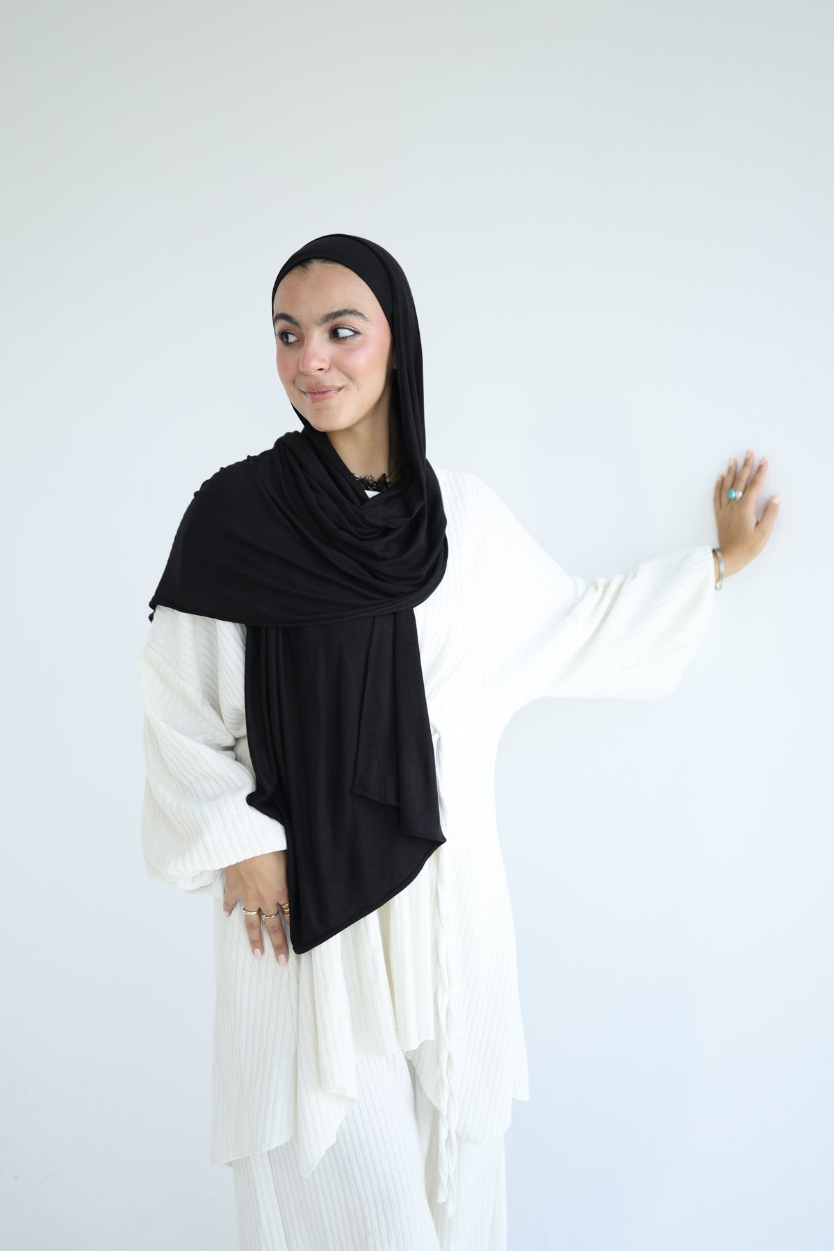 Kuwaiti Cotton Lycra With Bandana