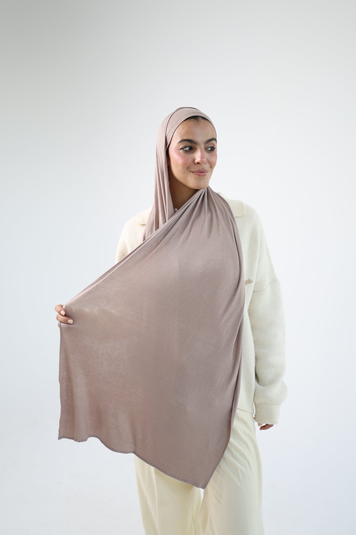 Kuwaiti Cotton Lycra With Bandana