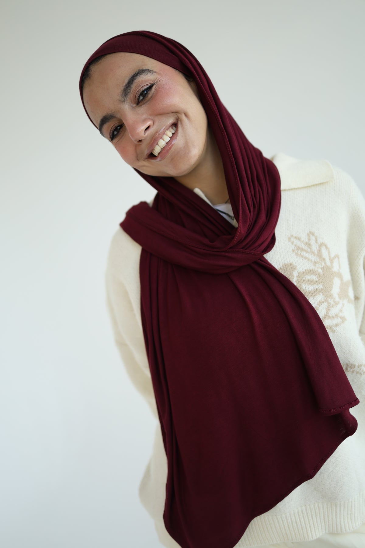 Kuwaiti Cotton Lycra With Bandana