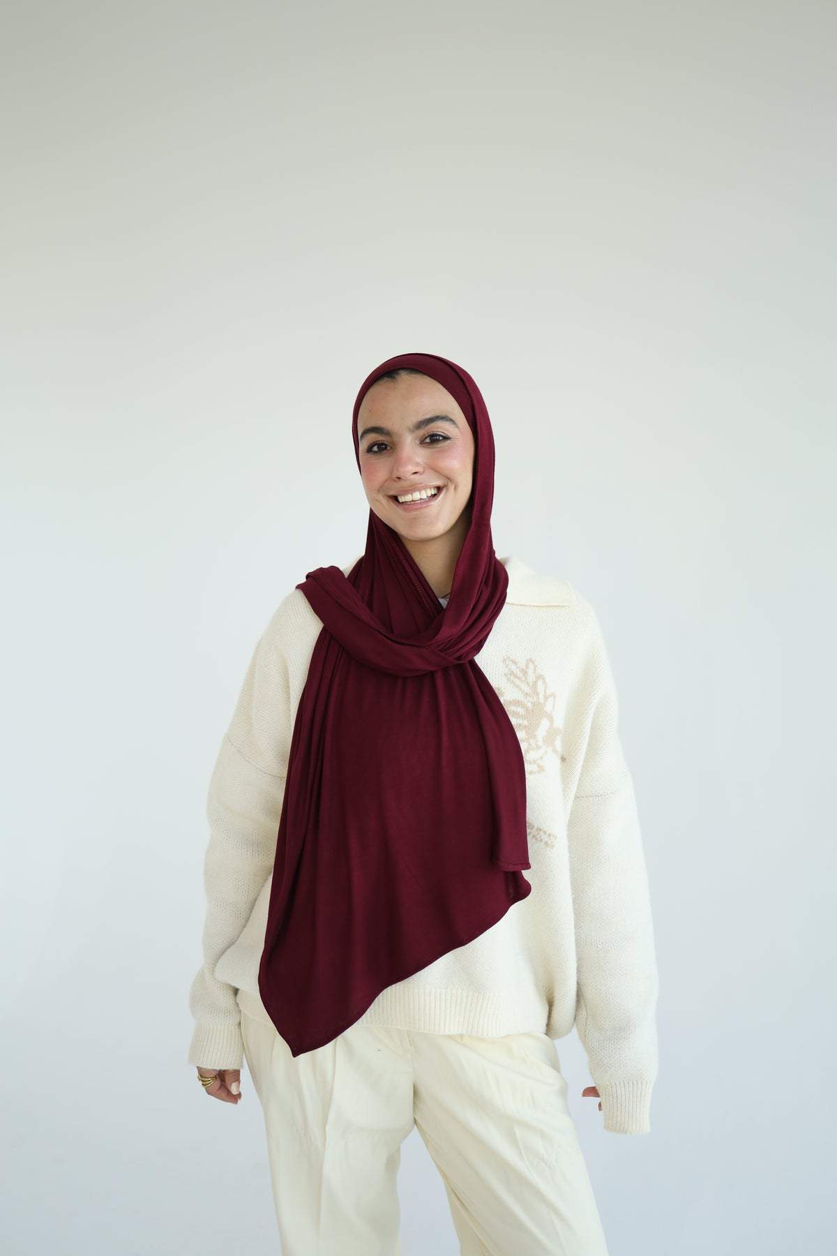 Kuwaiti Cotton Lycra With Bandana