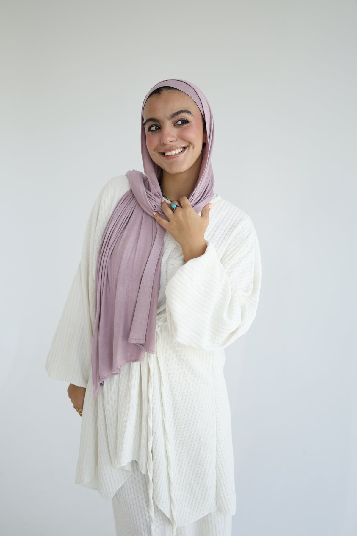 Kuwaiti Cotton Lycra With Bandana