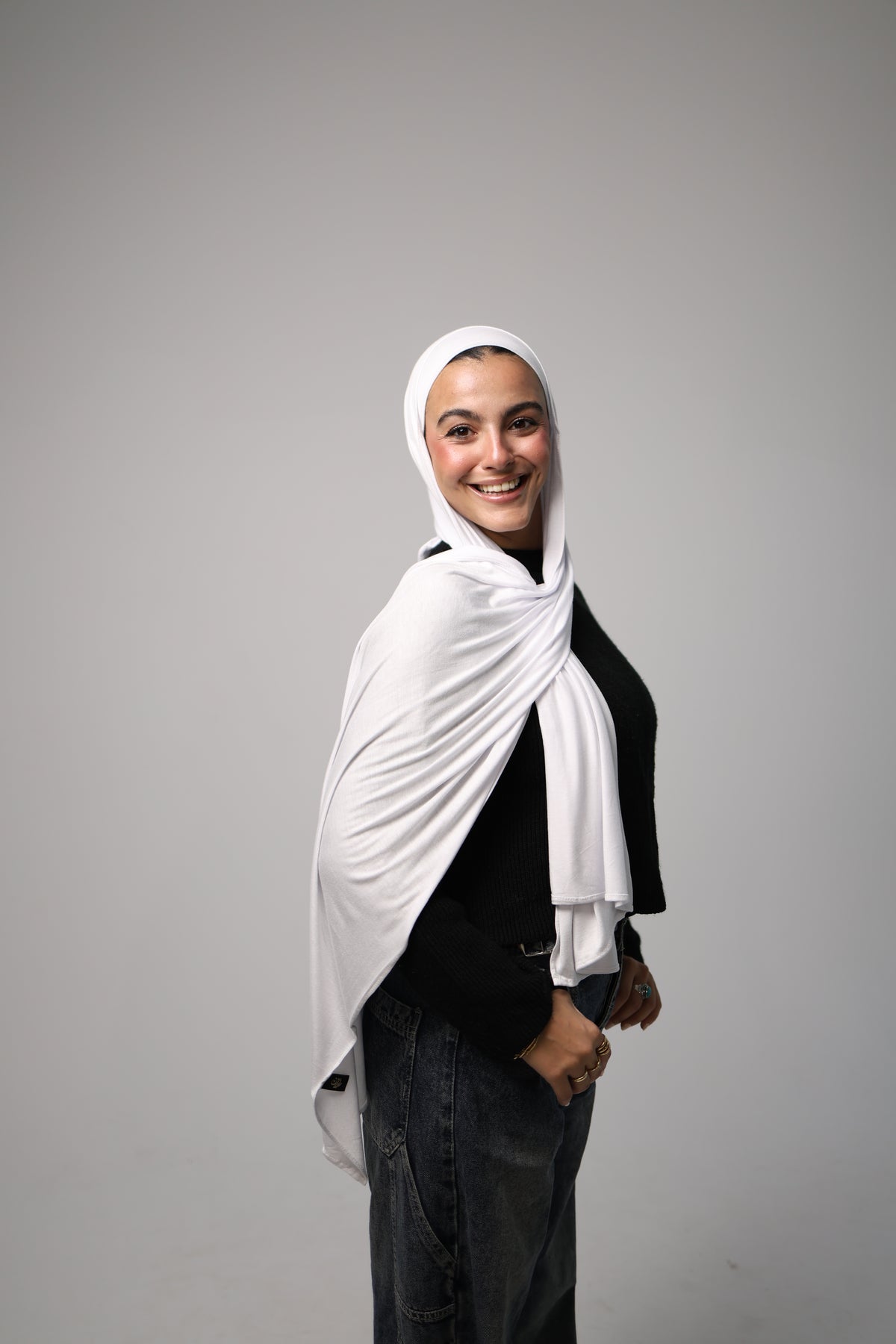 Kuwaiti Cotton Lycra With Bandana