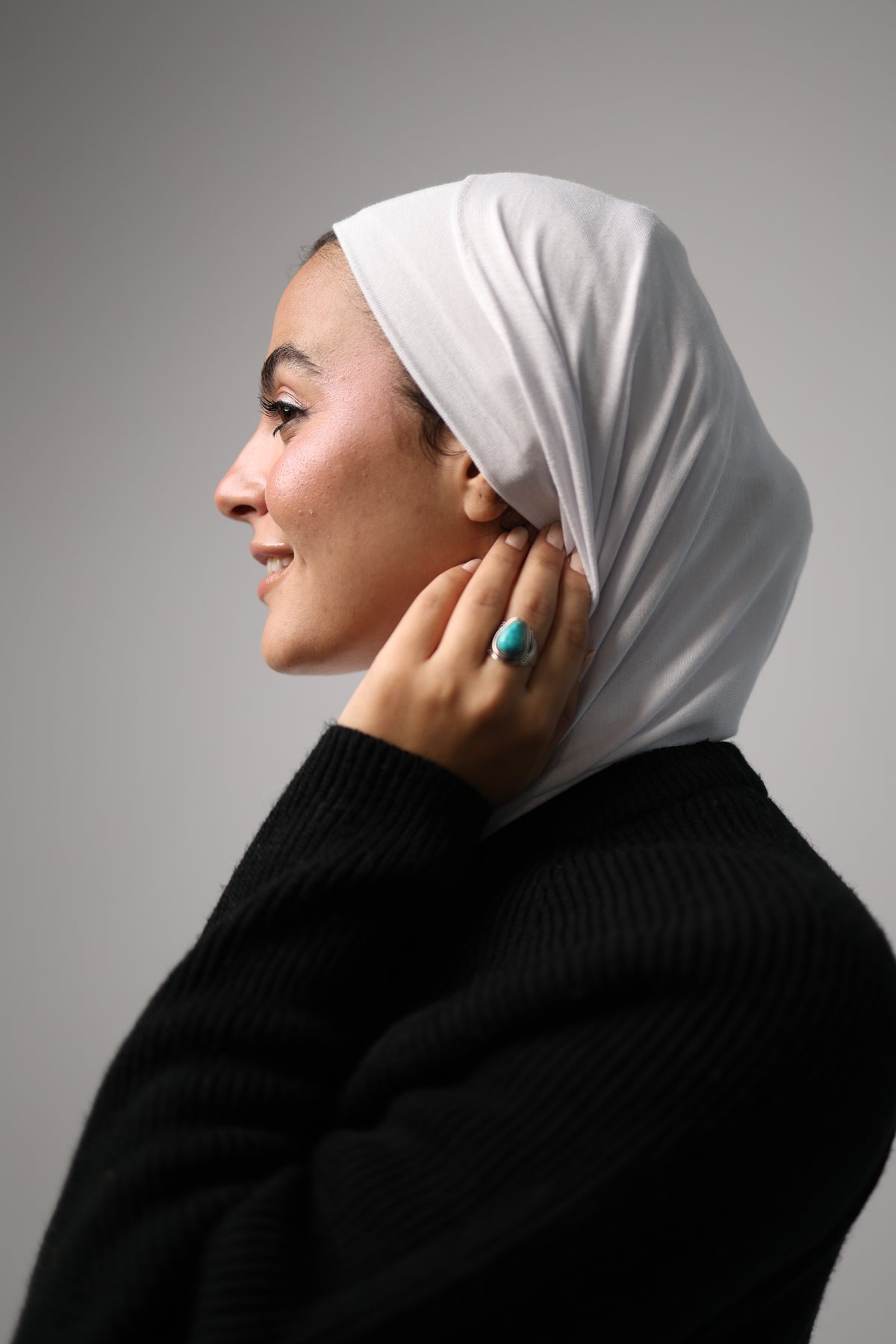 Kuwaiti Cotton Lycra With Bandana