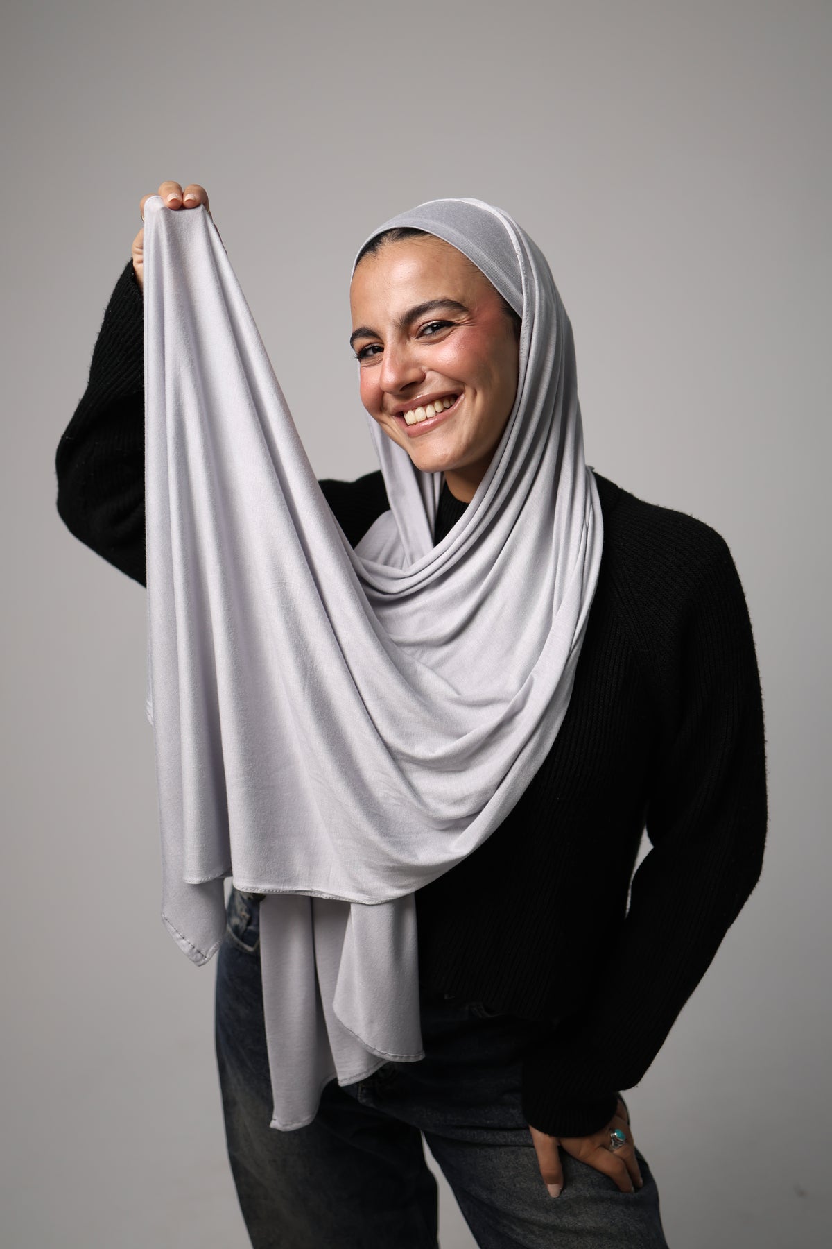 Kuwaiti Cotton Lycra With Bandana